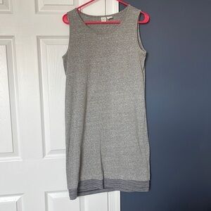 ARTISAN NY Grey Cozy Tank Dress Size Small Basic Coverup Workwear